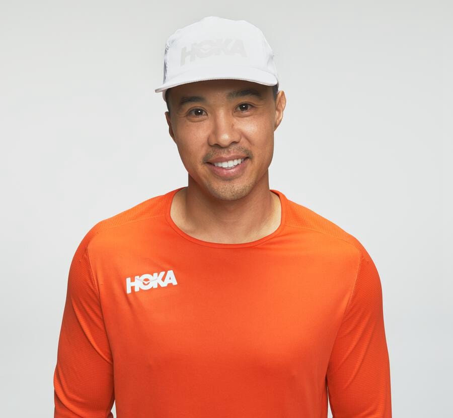 Haut Hoka One One Performance 3/4 Sleeve Homme - Orange - PAM-509718